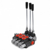 Vevor KZF3ZYY11GPMSZY01V0 Distribuitor hidraulic manual cu 3 sectiuni Vevor 248 Bar, 41 l/min, Fonta