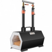 Vevor LBXDZLGFBLY20S95ZV0 Forja cu doua arzatoare pe gaz, Vevor Hexagon 1427 gr C, dimensiune 400 x 215 x 190 mm