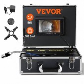 Vevor LXKXSGDNKJ730RHL1V2 Camera inspectie endoscop Vevor Profesional, Monitor 7 inch, 480p, Lungime 30 m, IP68, pentru canalizari