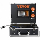 Vevor LXKXSGDNKJ730RHL1V2 Camera inspectie endoscop Vevor Profesional, Monitor 7 inch, 480p, Lungime 30 m, IP68, pentru canalizari