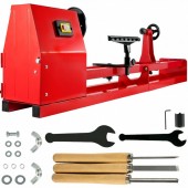 Vevor MGCCMCS1000-10001V2 Strung pentru lemn Vevor 400 W, 4 viteze, Distanta dintre centre 1000 mm, diametru piesa de lucru 356 mm
