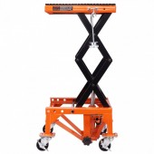 Vevor MTCSJJYYBF350G0E1V0 Lift hidraulic cu platforma pentru motociclete, Vevor capacitate 158 kg, Interval de ridicare 350-905 mm