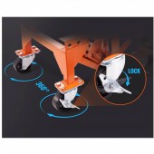 Vevor MTCSJJYYBF350G0E1V0 Lift hidraulic cu platforma pentru motociclete, Vevor capacitate 158 kg, Interval de ridicare 350-905 mm
