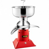 Vevor N10500RPM220V2J4EV2 Separator centrifugal pentru smantana Vevor 5 l, capacitate 100 l/h, Inox, putere 30W, 10500 rpm