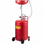 Vevor QCPJLBHDYF20UAJ6WV0 Recuperator pneumatic pentru ulei, capacitate 80 l, Inaltime reglabila, 4 roti, max 4 Bar