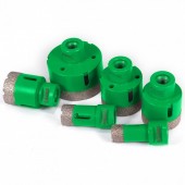 Vevor QGJJGSKKQ6JTJ2JP1V0 Set 6 carote diamantate si 2 discuri, pentru gresie, granit, marmura, Vevor M14, diametre 20/25/40/45/50/68 mm