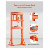 Vevor QJDSQCJYLJWSY5V9OV0 Presa hidraulica 20 Tone, Interval de inaltime reglabil 50-830 mm, dimensiune 682 Ã— 595 Ã— 1496 mm, 8-12 Bar