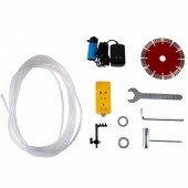 Vevor QMKCJ125DDDJGDYO1V2 Masina de taiat caneluri in beton Vevor 4800W, max 8xdisc 125 mm, 6500 rpm, pompa de apa, Laser