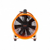 Vevor SSG550W1016INSF6XV2 Ventilator portabil cu tubulatura pentru extragere fum, aer fierbinte Vevor 550 W, lungime tub 10 m, 8792 m3/h, IP 44