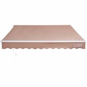 Vevor SSSZYPKQSQBS9HCCKV0 Copertina retractabila, 365 x 300 x 150 cm, Bej, UV 80, densitate 280 g/mp