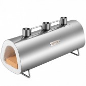 Vevor TYXDZLGDXBB303OHNV0 Forja cu trei arzatoare pe gaz, Vevor Inox 1450 gr C, dimensiune 600 x 220 x 206 mm