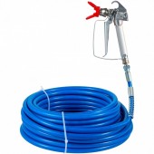 Vevor WQPQQRGYCLS50L2YGV0 Kit pentru vopsit pistol si furtun 15.24 m, 248 Bar, Unghiuri de pulverizare 0 - 50 de grade, Aluminiu