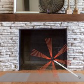 Vevor YCS12MJPST0000001V0 Kit 14 piese pentru curatare cosuri de fum Vevor 12 m, Flexibil, atasabil la bormasina