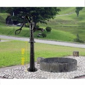 Vevor YFGBJZTHS8S5H55ANV0 Cismea pentru gradina cu suport, Fonta Antique, adancime de pompare max 6 m, Negru, 40 x 15 x 135 cm