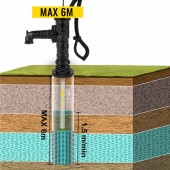 Vevor YGHSFB1GO21CEWXJ3V0 Cismea pentru gradina, Fonta Antique, adancime de pompare max 6 m, Negru, 40 x 15 x 68 cm