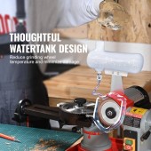 Vevor YJPMGJZSYJPMYJSYIV2 Masina de ascutit panza fierastrau circular Vevor 80-700 mm, 3600 rpm, putere 370 W, Rezervor de apa 