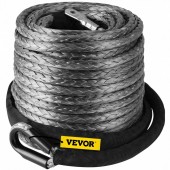Vevor YYCJPS00000000001V0 Franghie sintetica pentru troliu, Vevor max 9300 kg, Lungime 28.95 m, Structura 12 fire