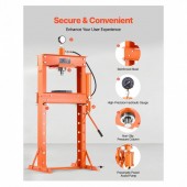 Vevor YYYBSQCJYLJL3EDGXV0 Presa hidraulica 30 Tone, Interval de inaltime reglabil 65-938 mm, dimensiune 855 Ã— 700 Ã— 1750 mm, 8-12 Bar