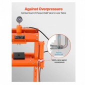 Vevor YYYBSQCJYLJL3EDGXV0 Presa hidraulica 30 Tone, Interval de inaltime reglabil 65-938 mm, dimensiune 855 Ã— 700 Ã— 1750 mm, 8-12 Bar