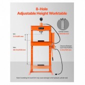 Vevor YYYBSQCJYLJL3EDGXV0 Presa hidraulica 30 Tone, Interval de inaltime reglabil 65-938 mm, dimensiune 855 Ã— 700 Ã— 1750 mm, 8-12 Bar