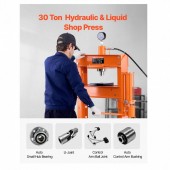 Vevor YYYBSQCJYLJL3EDGXV0 Presa hidraulica 30 Tone, Interval de inaltime reglabil 65-938 mm, dimensiune 855 Ã— 700 Ã— 1750 mm, 8-12 Bar