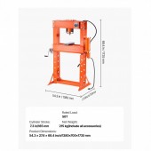 Vevor YYYBSQCJYLJLFUYW1V0 Presa hidraulica 50 Tone, Interval de inaltime reglabil 83-983 mm, dimensiune 1380 x 800 x 1735 mm, 8-12 Bar