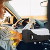 Vevor ZCJRQDXYQ12V5KW01V0 Sirocou diesel, incalzire stationara Vevor 5 kW, alimentare 12V DC, Telecomanda, consum 0,1-0,24 l/h