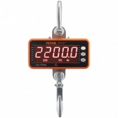 Vevor ZXDCZX200GYZ5IWZ1V9 Cantar electronic cu carlig Vevor 1000 kg, Afisaj LED, precizie 200 g, Corp din aluminiu turnat, Telecomanda