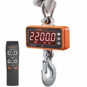 Vevor ZXDCZX200GYZ5IWZ1V9 Cantar electronic cu carlig Vevor 1000 kg, Afisaj LED, precizie 200 g, Corp din aluminiu turnat, Telecomanda