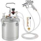 VivaTechnix 10LJG-001PTJ00001V0 Pistol de vopsit cu rezervor sub presiune, Capacitate 10 l, 4 Bar, duza 3 mm, 170-250 l/min, Manometru