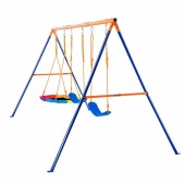 VivaTechnix AXQQTZ3RW000W9S5KV0 Leagan pentru copii, 3 in 1, cadru otel A, max 272 kg, demontabil, 1651H x 3048 x 1829 mm