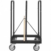 VivaTechnix BLTCSGS00000TGDDOV0 Carucior pentru transport placi gips-carton, maxim 680 Kg, Otel, 4 x roti, 975 x 610 x 990 mm