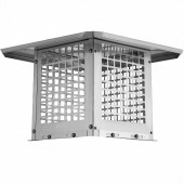 VivaTechnix BXGFXPDYDGYSKQNL5V0 Capac terminal patrat pentru cos de fum, Vivatechnix Inox, 229 x 229 mm