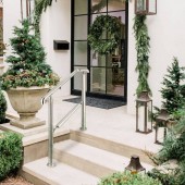 VivaTechnix BXGLTFS3BDLZ00001V0 Balustrada inox pentru 2 sau 3 trepte Vivatechnix, Inaltime 86 cm, lungime 106 cm, pozitii reglabile