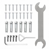 VivaTechnix BXGLTFS5BDLZ00001V0 Balustrada inox pentru 4 sau 5 trepte Vivatechnix, Inaltime 86 cm, lungime 161 cm, pozitii reglabile