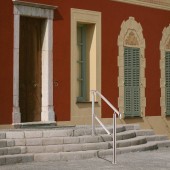 VivaTechnix BXGLTFS5BDLZ00001V0 Balustrada inox pentru 4 sau 5 trepte Vivatechnix, Inaltime 86 cm, lungime 161 cm, pozitii reglabile