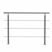 VivaTechnix BXGSLZFS150CBU3NGV0 Balustrada inox, 5-6 trepte Vivatechnix, Inaltime 1060 mm, lungime 1500 mm, pozitii reglabile, accesorii prindere