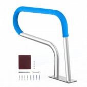 VivaTechnix BXGYCFSDDB32ODJT3V0 Balustrada inox pentru piscina, 805 x 100 x 585 mm, Capacitate 100 kg, protectie UV, accesorii montaj incluse