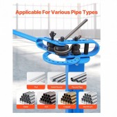 VivaTechnix BXXZWJ2575CMRQ1V3V0 Dispozitiv manual de indoit tevi pana la 2, 14 matrite, Unghi max de indoire 200Â°, fixabil pe podea