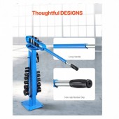 VivaTechnix BXXZWJ2575CMRQ1V3V0 Dispozitiv manual de indoit tevi pana la 2, 14 matrite, Unghi max de indoire 200Â°, fixabil pe podea