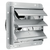 VivaTechnix BYCSPQSDJAC12DLJSV2 Ventilator evacuare pentru spatii comerciale, sere, depozite, Aluminiu, 45 W, 1800 m³/h, 380 x 380 x 190 mm
