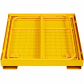 VivaTechnix CCGZPTCWLT112RB51V0 Platforma de siguranta pentru stivuitor, Vivatechnix max 544.3 kg, Pliabila, Otel, Inaltime 94 cm, baza 91.44 x 91.44 cm