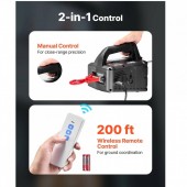 VivaTechnix CGGGKBXSDDHL4I4OH001V2 Electropalan portabil cu telecomanda Wireless 2 in 1, Orizontal/Vertical, 1500W, max 500 kg, Inaltime 7.6 m