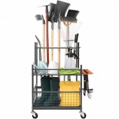 VivaTechnix CKGJSNJJSCRSKI5SAV0 Organizator scule si unelte pentru gradina/garaj, Otel, 4 x roti, 652 x 403 x 990 mm