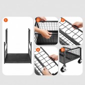 VivaTechnix CKGJSNJJSCRSKI5SAV0 Organizator scule si unelte pentru gradina/garaj, Otel, 4 x roti, 652 x 403 x 990 mm