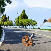 VivaTechnix CLLFZXXS125INSSGUV0 Roata de masurat distante, Telescopica 71-104 cm, Diametru roata 317.5 mm, 10000 m, afisaj electronic