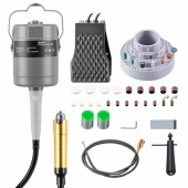 VivaTechnix DDDMJ780WYXCG8K1Y001V2 Polizor cu arbore flexibil si pedala, 780 W, Turatie 25000 rpm, lungime ax 100 cm, 112 accesorii