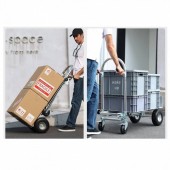 VivaTechnix DGNSTHC1000B0NYPXV0 Carucior marfa 4 in 1, Capacitate max 454 kg, Greutate 18.3 Kg, Pliabil, Aluminiu