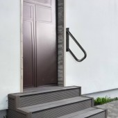 VivaTechnix DXSBSHS189INS1J6YV0 Balustrada otel, Prindere perete, pentru 1-2 trepte, lungime 480 mm, max 240 kg