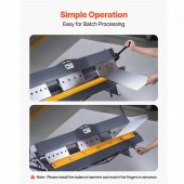 VivaTechnix FDSWQZDQFDSDCWIIW001V0 Masina de indoit tabla segmentata, Unghi maxim de Ã®ndoire 135Â°, Lungime indoire max 1220 mm, Grosime max 1.5 mm